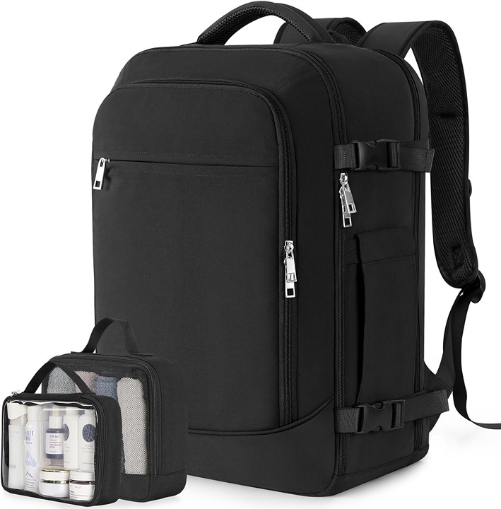 Backpack Flight-approved Personal Item Size, 40L Carry on Backpack Casual Daypa