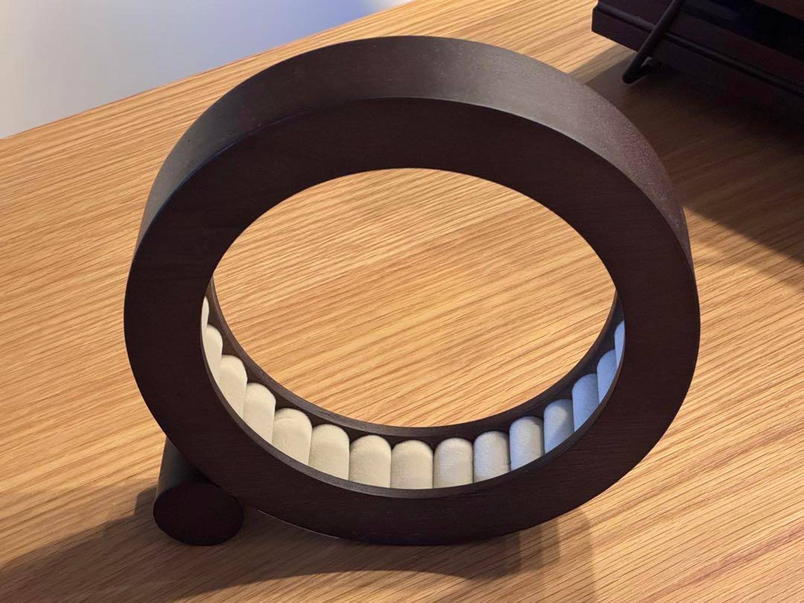 Umbra Ferris Ring Holder, Walnut