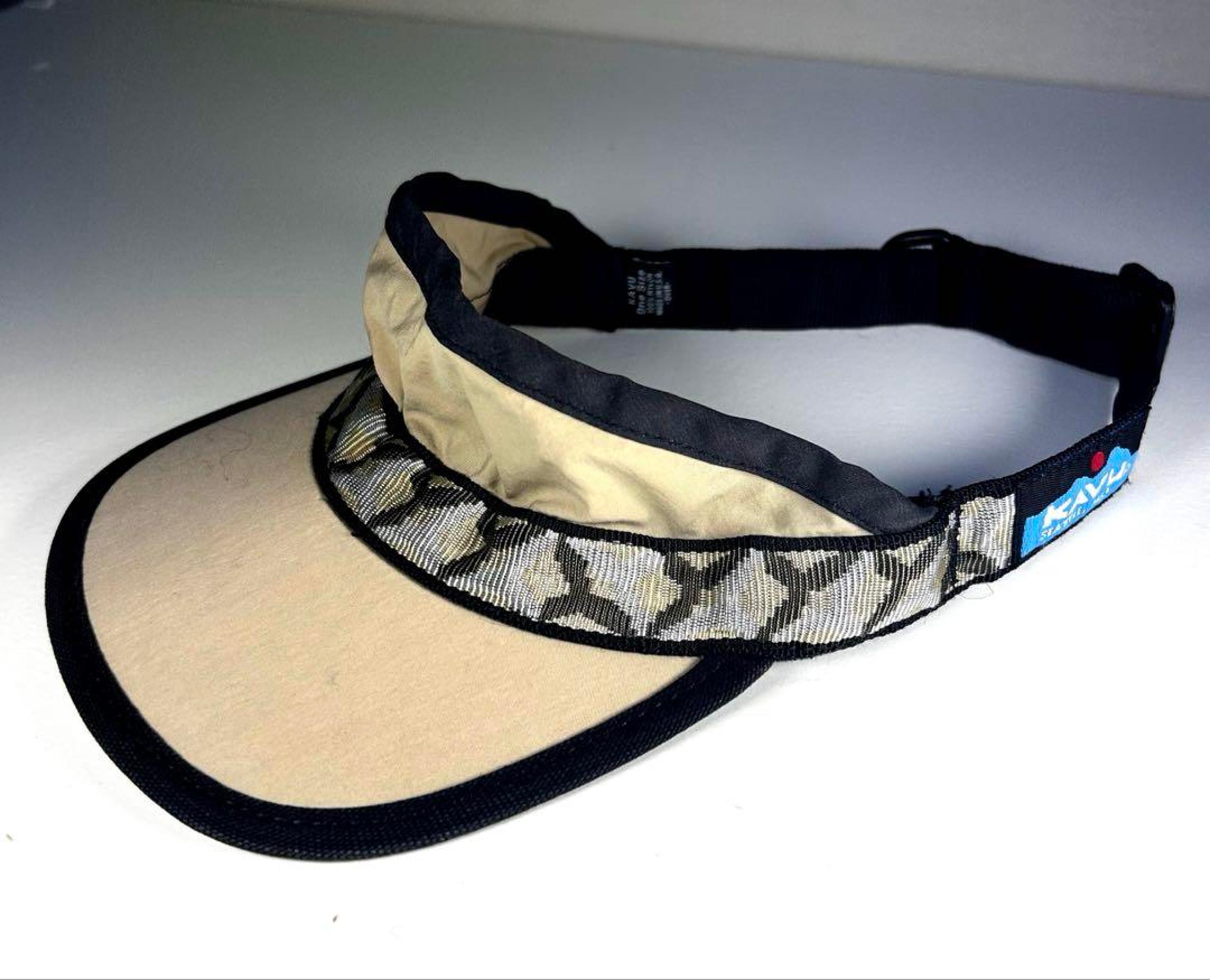 KAVU Sun Visor, Made in USA, Beige, One Size
