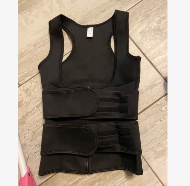 Hook-and-loop Fastener & Zip Corset Shapewear Body Shaper L2