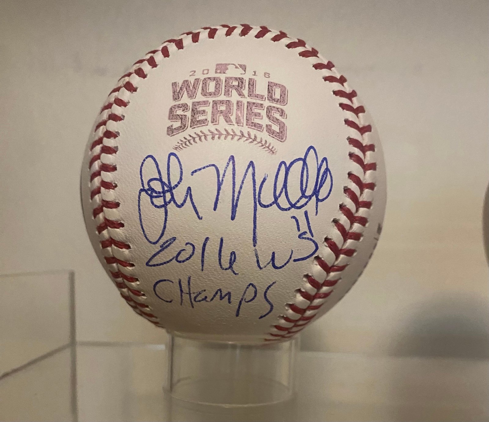 John Mailee Signed World Series baseball