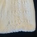 Vintage 60’s White Woven pouch Wristlet Handbag. Drawstring. Retro. Bohemian.