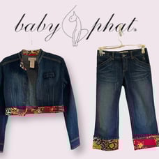 Baby Phat Denim 2 Piece Set