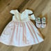 Edgehill Collection Pink & White Dress