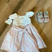 Edgehill Collection Pink & White Dress