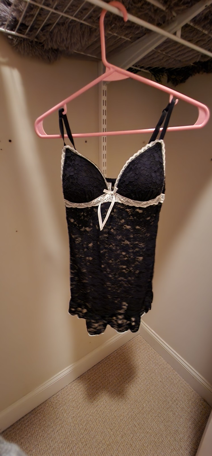 Black Lace Lingerie Outfit
