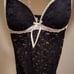 Black Lace Lingerie Outfit