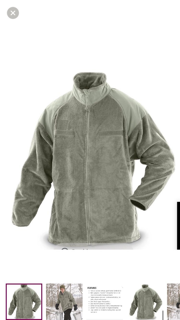 TRU SPEC Level 3 ECWCS Polar Fleece Jacket XLT