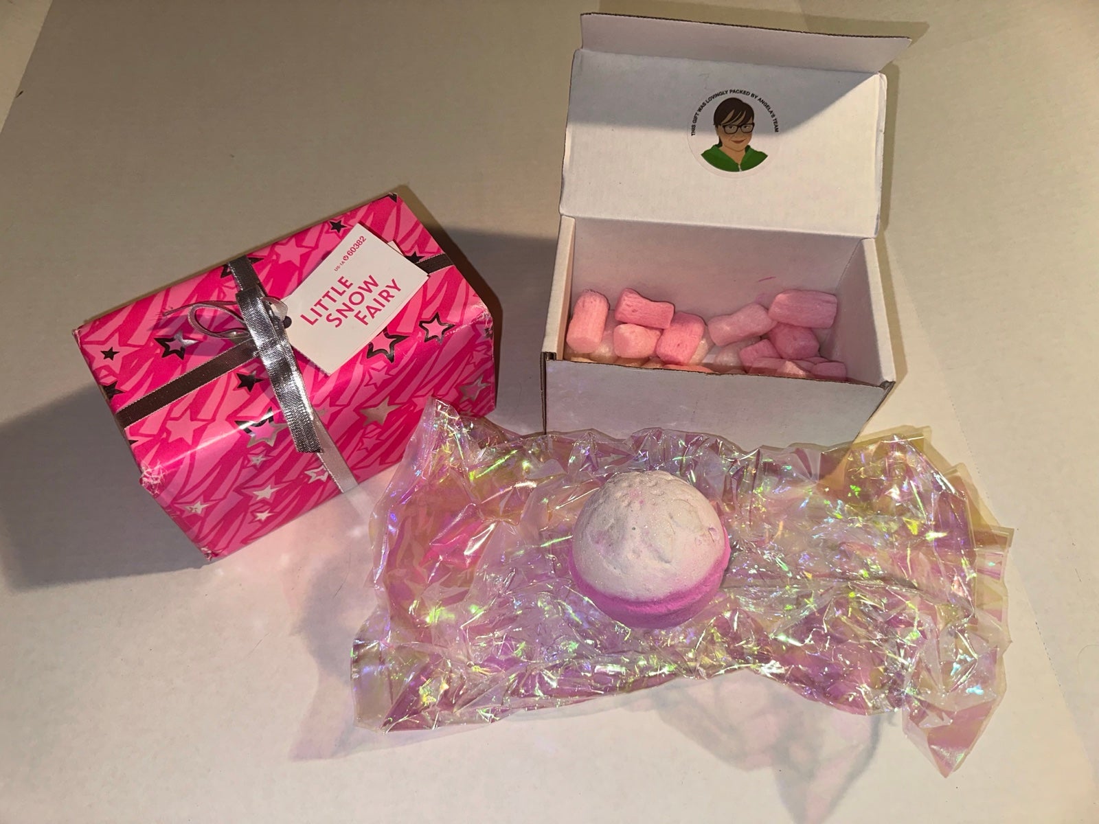 Lush snow fairy gift set and extra bath bomb all new