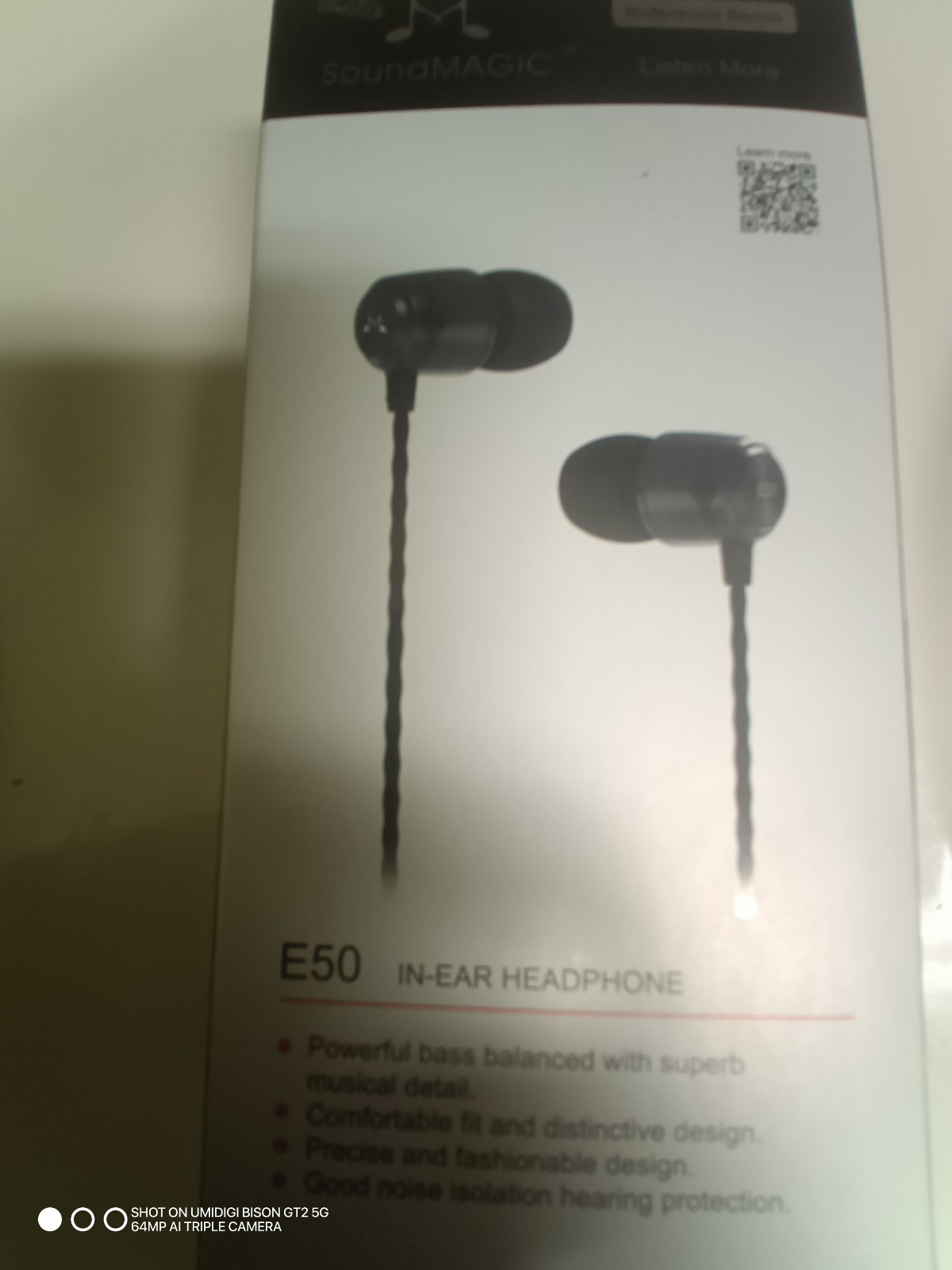 Soundmagic E50 In Ear Headphone