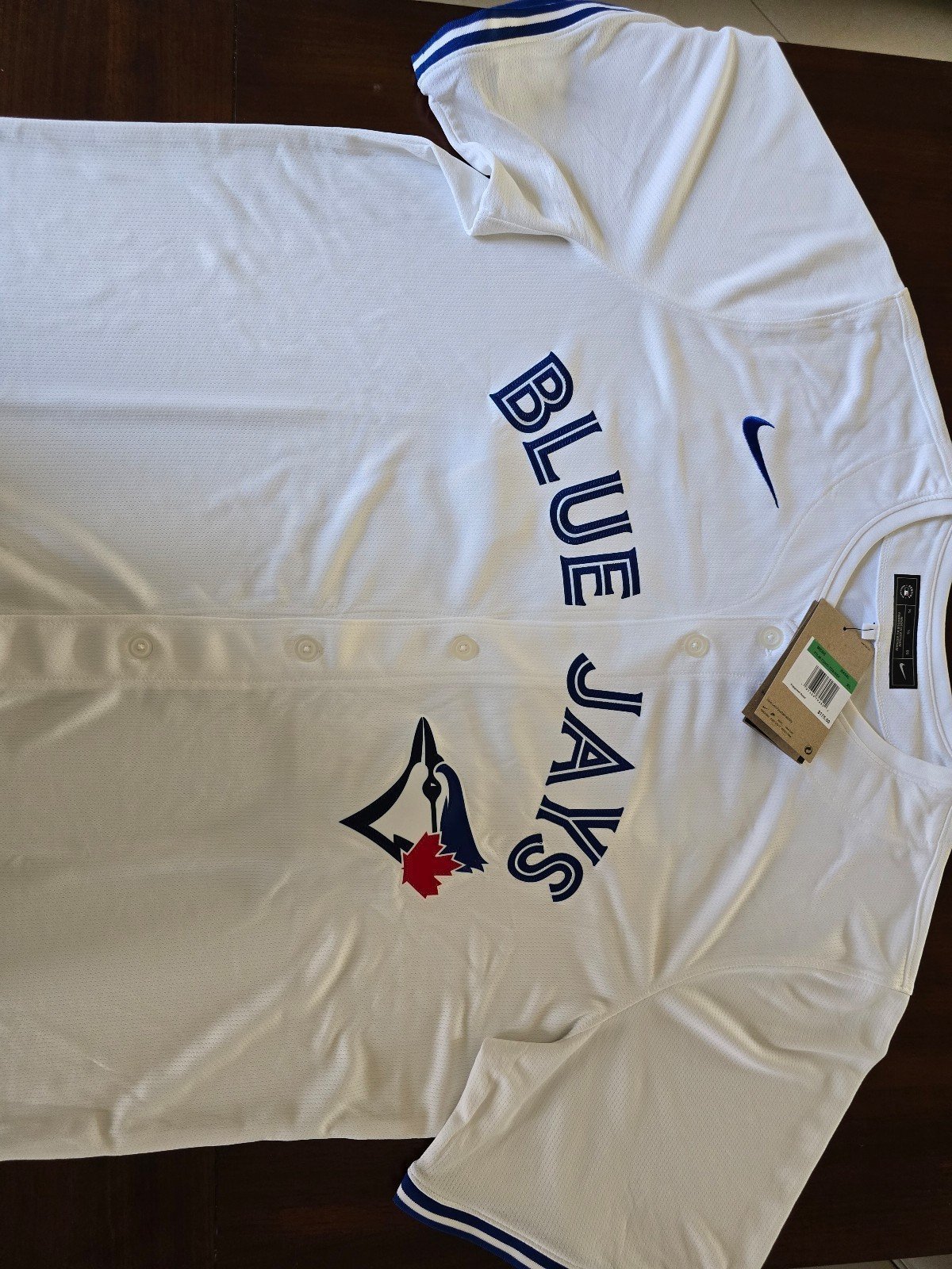 Nike Vapor Limited Toronto Blue Jay's Vlad Guerrero Classic Home Jersey Size L
