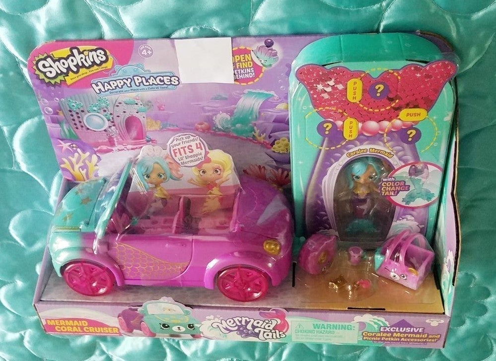 Shopkins Happy Places MERMAID CORAL CRUISER