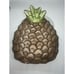 AKCAM TURKISH GLASS PINEAPPLE SERVING DISH 10’5 X 6.75” Made In Turkey