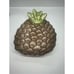 AKCAM TURKISH GLASS PINEAPPLE SERVING DISH 10’5 X 6.75” Made In Turkey