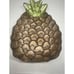 AKCAM TURKISH GLASS PINEAPPLE SERVING DISH 10’5 X 6.75” Made In Turkey
