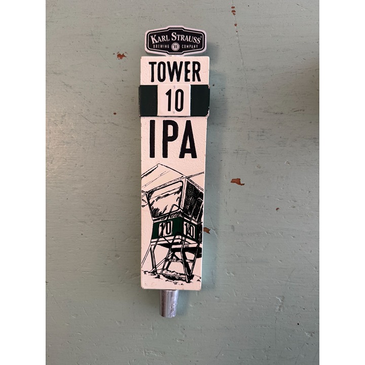 Tower 10 IPA Karl Strauss Beer Tap Handle Collectible Man Cave Bar Decor