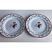 Set Of 2 Peanuts Charlie Brown Snoopy Christmas Salad Plates Whole Gang Ceramic