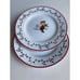 Set Of 2 Peanuts Charlie Brown Snoopy Christmas Salad Plates Whole Gang Ceramic