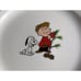 Set Of 2 Peanuts Charlie Brown Snoopy Christmas Salad Plates Whole Gang Ceramic