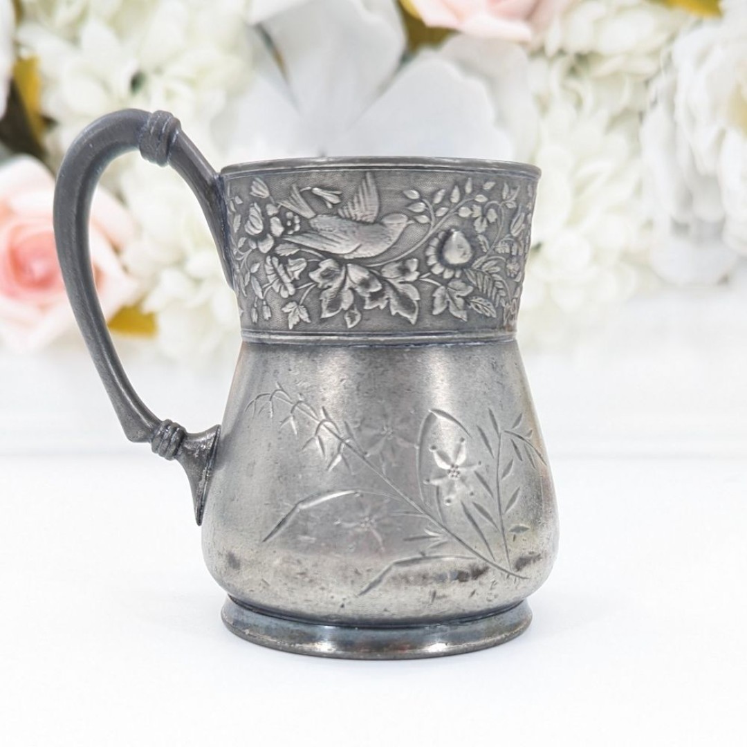 Antique Meriden Brittania Co. Cup Mini Pitcher