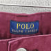 Ralph Lauren Polo Mens Burgundy Straight Slim Leg Pants Size 34/32