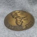 Colt Firearms Belt Buckle Brass Horse Sam Colt Signed Great Vintage Condition