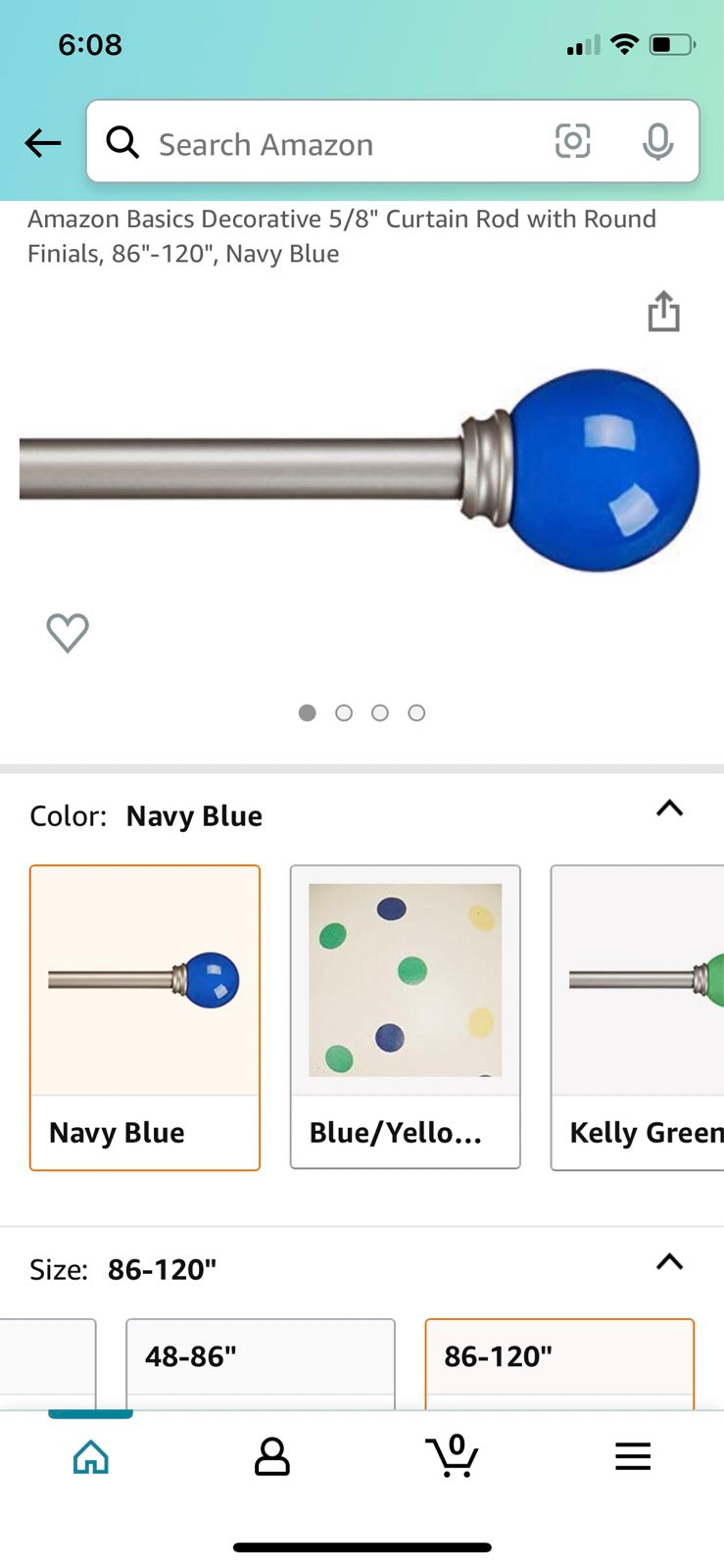 Kids curtain rod