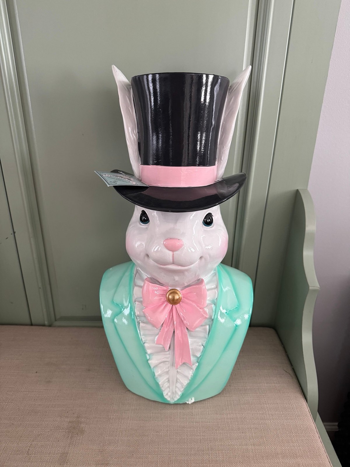 Spring bunny decor new Viral Bunny Collectible – Adorable Bunny with Top Hat