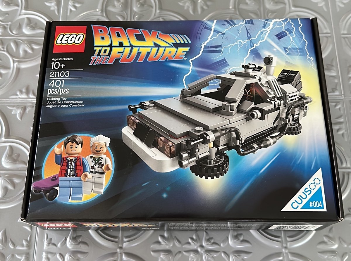 Lego 21103 Ideas Back to the Future The DeLorean Time Machine Sealed Retired