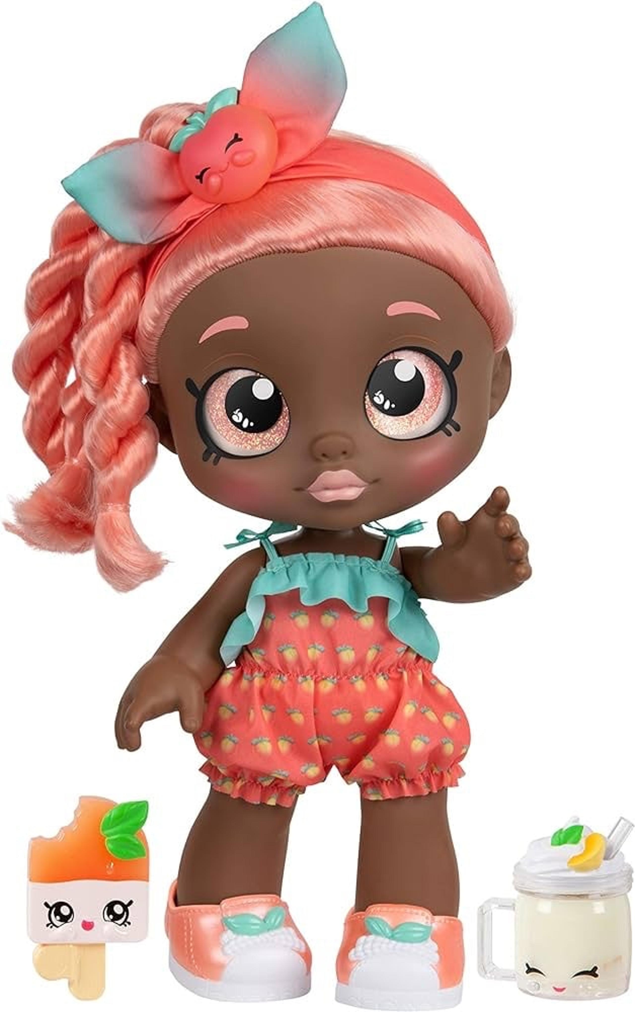 KindiKids Summer Peaches Snack Time Friends! New In Box!
