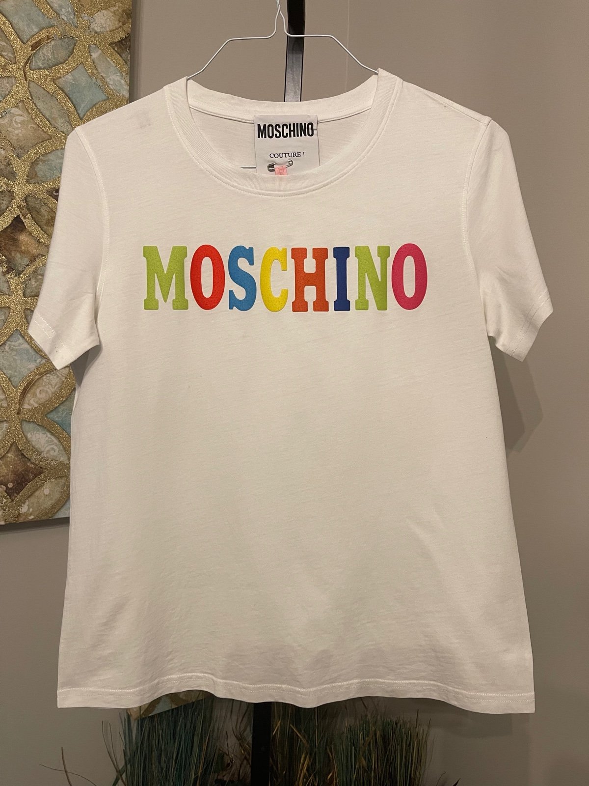 Moschino multicolor logo Tshirt