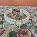 Pearl Crystal Detail 3 Strand 1990s Vintage Choker Necklace