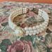 Pearl Crystal Detail 3 Strand 1990s Vintage Choker Necklace