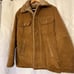 Vtg Town n Trail Tan Corduroy Fur Lined Hipster Coat Mens Size 40 Marlboro Man
