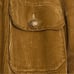 Vtg Town n Trail Tan Corduroy Fur Lined Hipster Coat Mens Size 40 Marlboro Man
