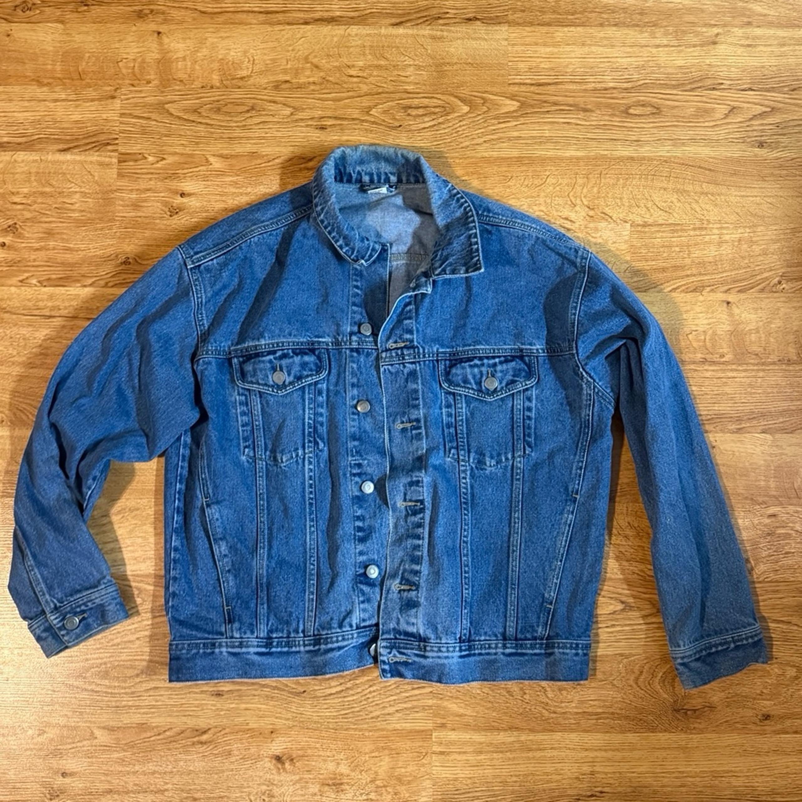 Vintage Marlboro Denim Jacket Men's Large Blue Denim