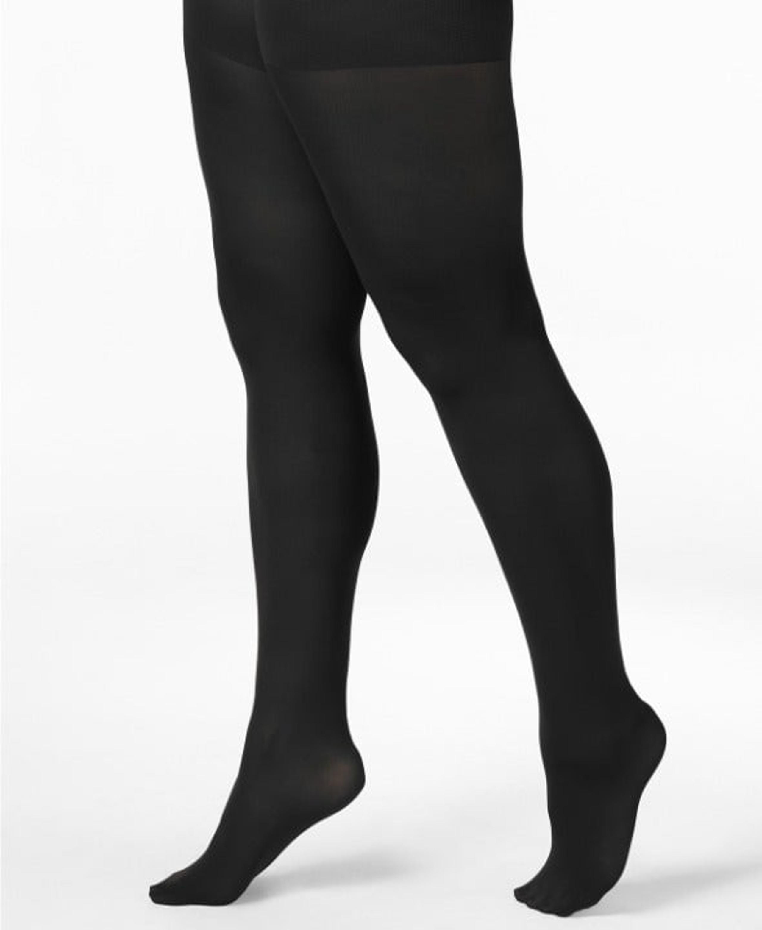 L132 Berkshire Grey Metal Plus Size Easy On Cooling Control Top Tights 1X/2X