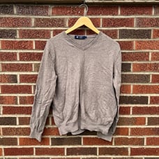 J. Crew Tan Brown Cashmere V Neck Sweater