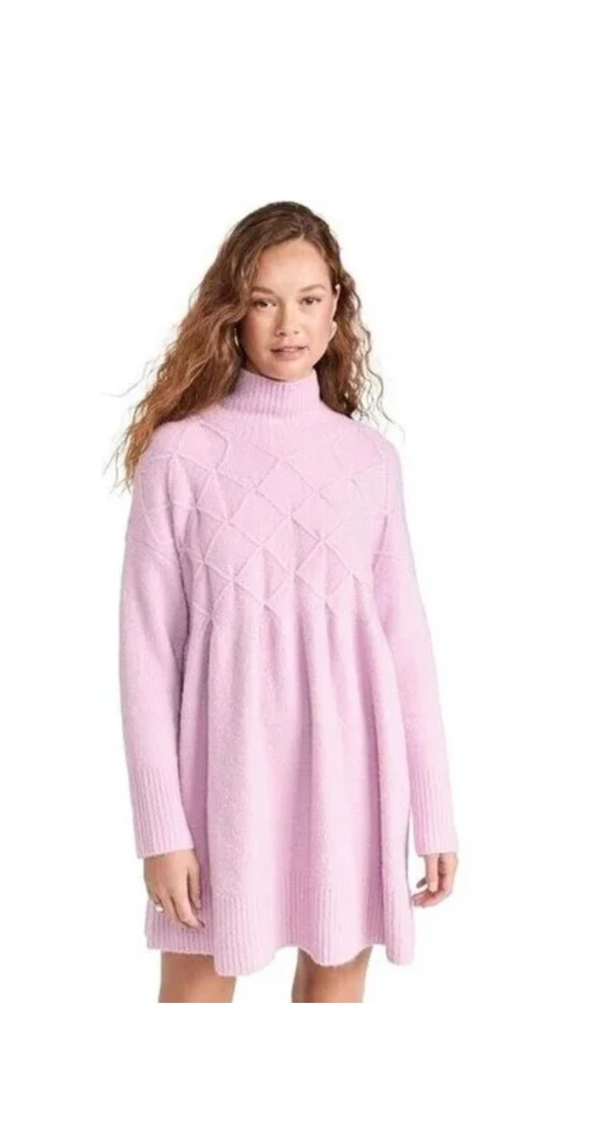 NWT Free People sweater purple dress