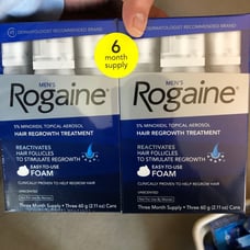 Men's Rogaine Foam Hair regrowth