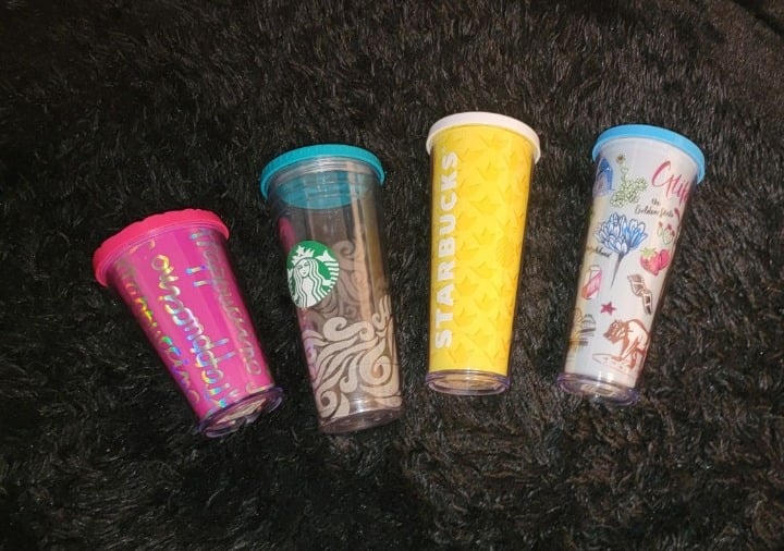 Starbucks tumblers BUNDLE EUC cups are used so may have some very minor scuffs