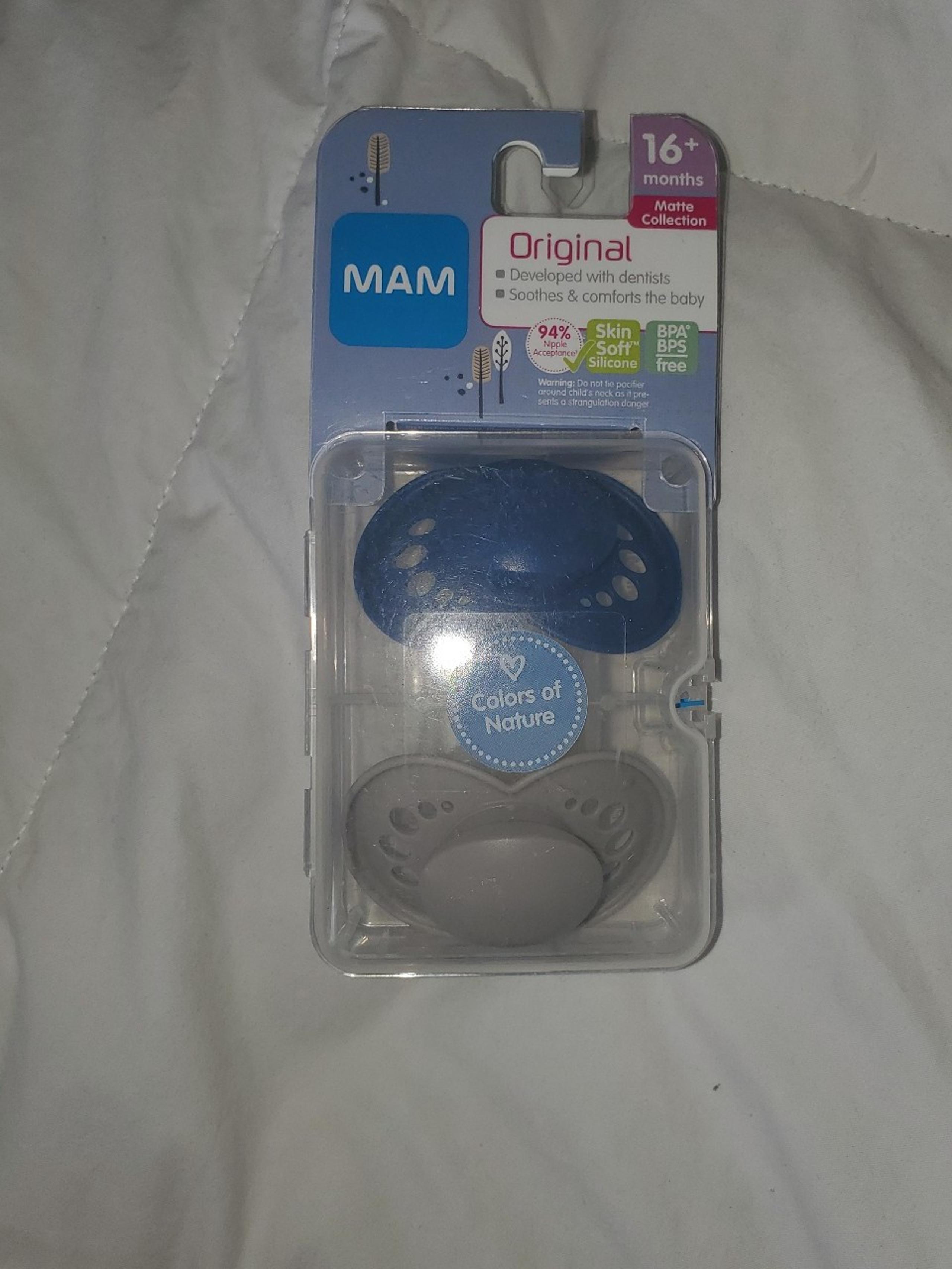 New mam baby pacifiers size 16+