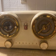 Vintage Bakelite Crosley Alarm Clock Radio