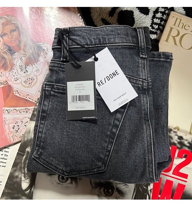 Re/Done 70s Boot Stoned Nior 25 NEW WITH TAGS 275 Redone