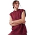 Athleta Sundown Tank Sweatshirt Berry Hoodie Activewear Medium NWOT