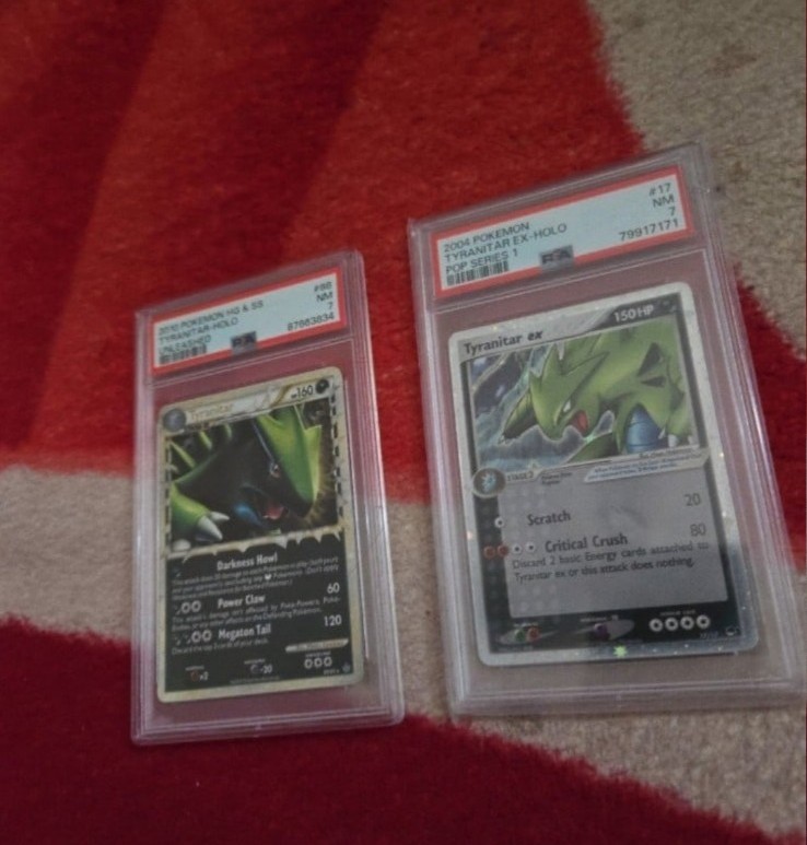 Psa graded holo tyranitar pokemon card collection bundle lot