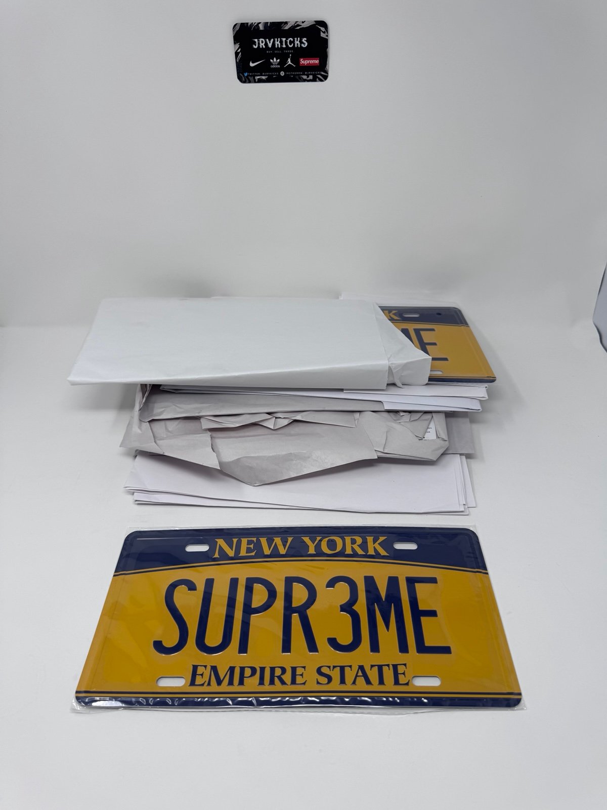 品質が完璧 Plate License Supreme Multicolor New Brand York New その他