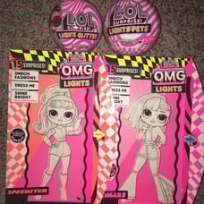 Lol surprise lights glitter omg doll lot