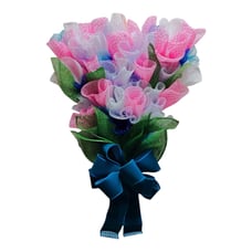 Large wreath bouquet of flowers perfect for spring, Mother's Day, or Easter