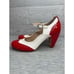 Archie’s Harlow heel red/white size 8